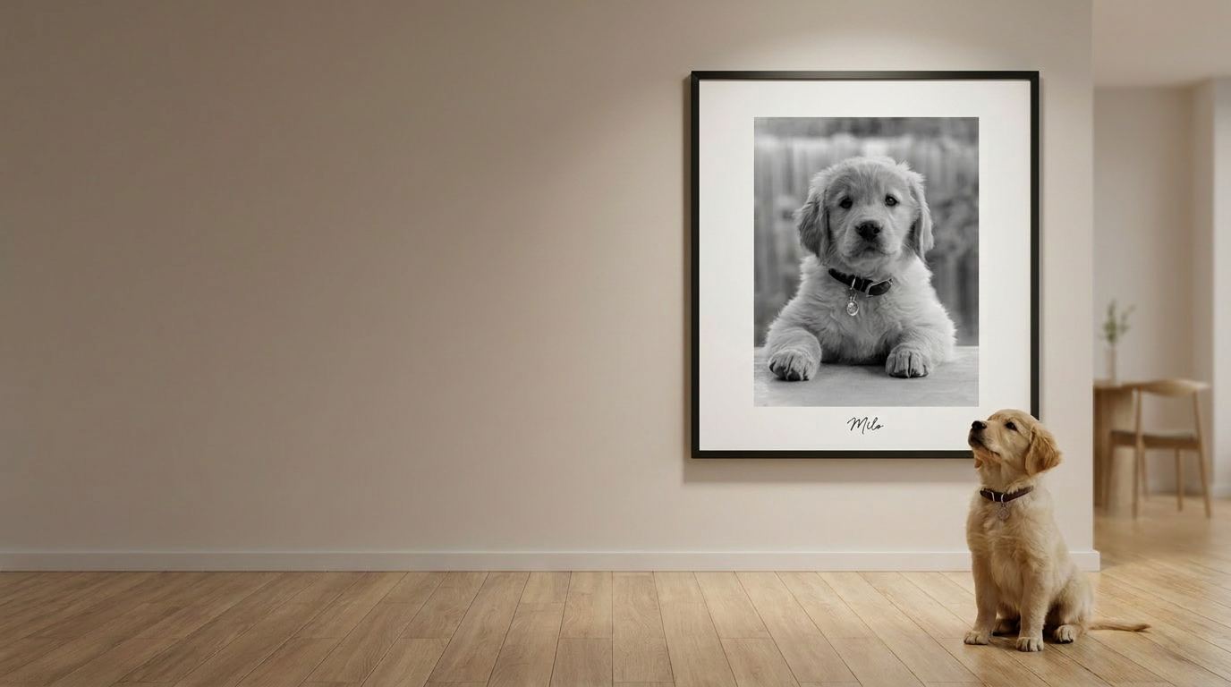 Portrait encadré de votre chouchou — Mon Chouchou