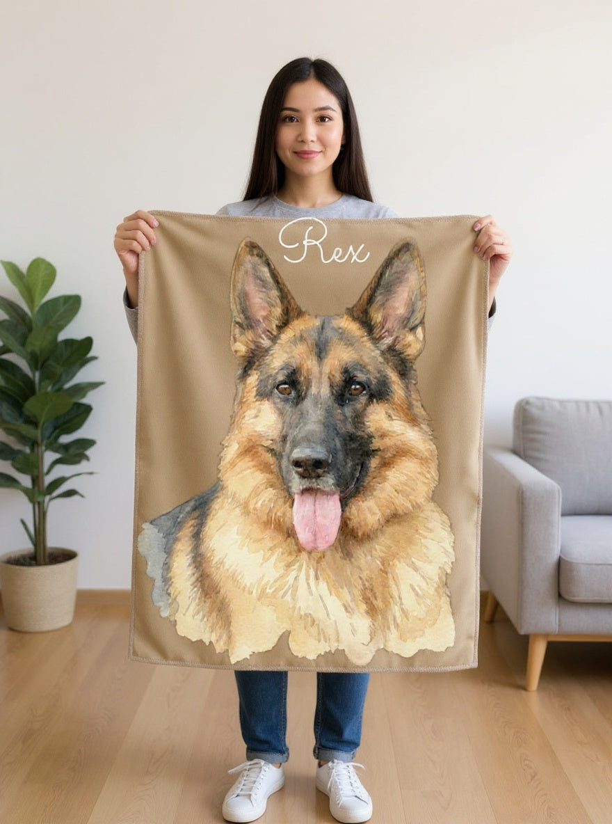 Couverture portrait Rex coloris taupe