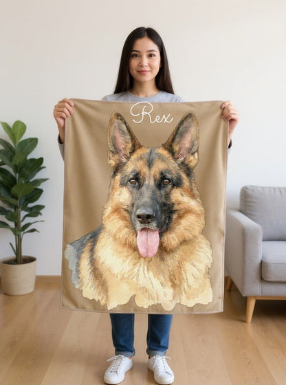 Couverture portrait Rex coloris taupe