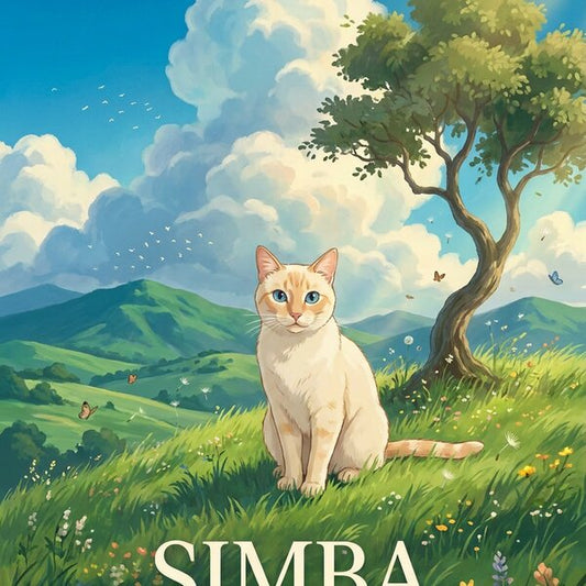 Portrait numérique 4K — style Ghibli, votre chouchou sublimé
